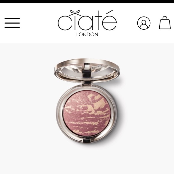 MARBLED LIGHT ILLUMINATING BLUSH IN COLOR ‘BURNT’ BY BRAND CIATE - Picture 5 of 8